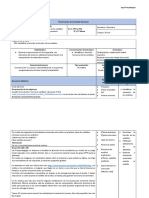 Planificación de Actividad Sensorial