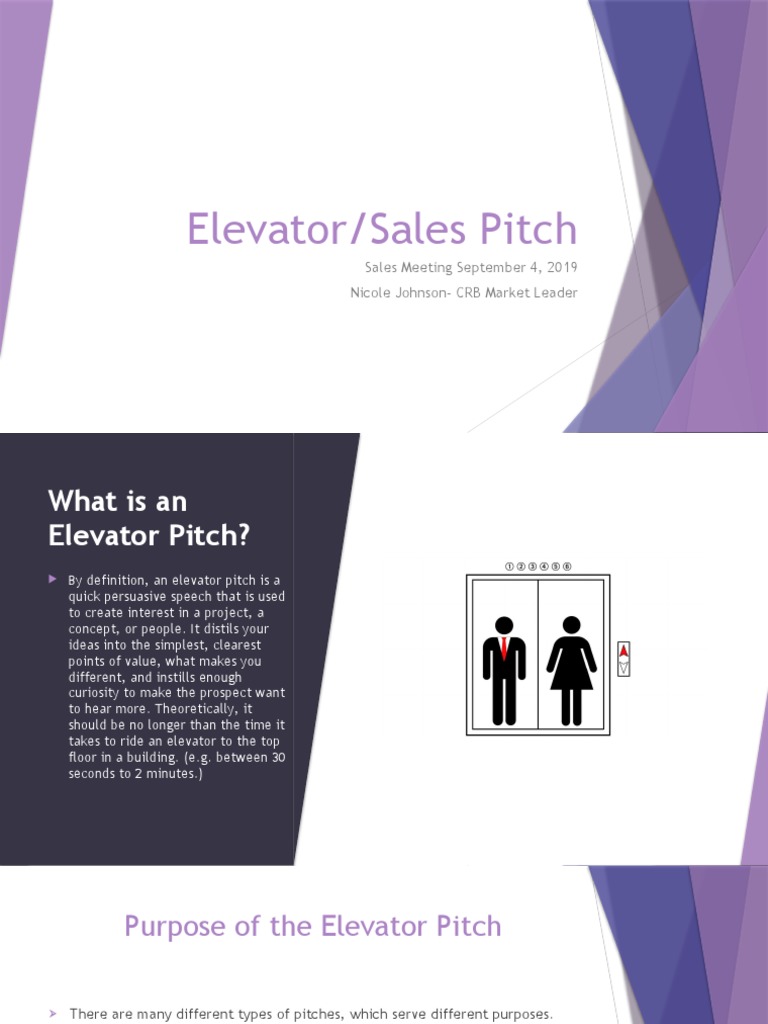 Elevator Pitch PDF Metaphor Cognition