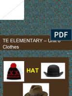 TE Elementary Unit 8 Clothes