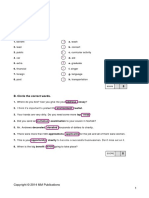 Test: Module 6 Vocabulary