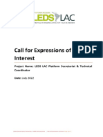 LEDS LAC Partnership Regional Secretariat Call For Expressions of Interest