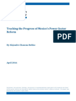 Tracking Progress of Mexicos Power Sector Reform