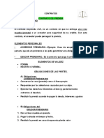 Contratos de Prenda Fianza e Hipoteca