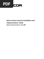 Epicor Service Connect Installation and Implementation Guide