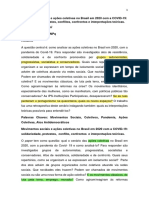 ANPOCS - Texto Completo-Movimentos Sociais e Ações Coletivas No Brasil em 2020 Com A COVID