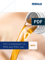 A /C Compressor Oil PAG and PAO Oils