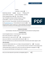 Rachel Wilson Law, Esq. Initial Questionnaire