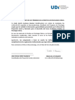 Acta de Conocimiento de Los Términos de La Práctica Psicología Clínica