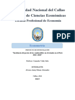 Trabajo Econometria Ditmer Alvarez
