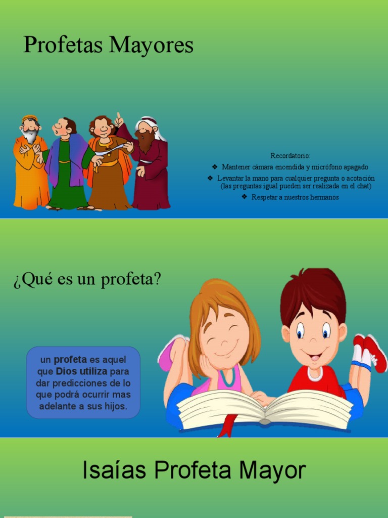 Profetas Mayores Pdf Ezequiel Isaias