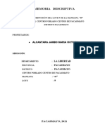 Sub Division Memoria Descriptiva Alcantara1