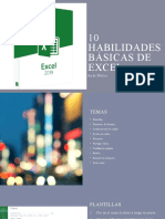 10 Habilidades Básicas de Excel