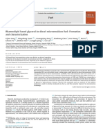 Rhamnolipid Based Glycerol-In-Diesel Microemulsion Fuel