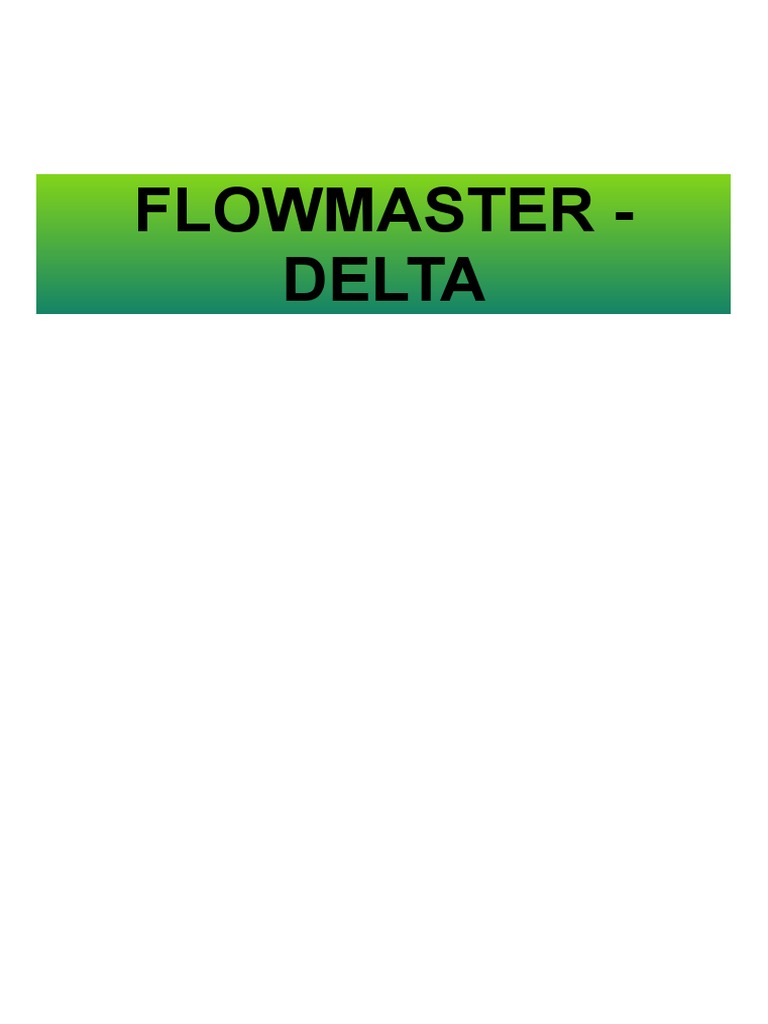 Flowmaster Delta PDF