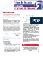 Propiedades Del Atomo de Carbono para Quinto Grado de Secundaria