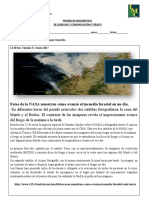 Prueba de Diagnóstico 6° Básico Lenguaje y Comunicación