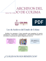 Ley de Archivos Del Estado de Colima