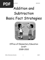 Download Addition and Subtraction Basic Math Packet 2009-2010 by sasnews SN58431298 doc pdf
