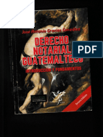 Derecho Notarial Guatemalteco - Gracias Gonzalez