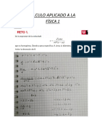 Cálculo Aplicado A La Fisica 1 Talleres