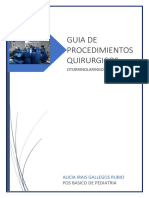 Guia de Procedimientos QX Otorrinolaringologia