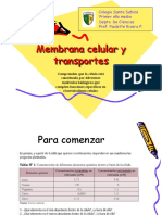 Membrana Celular y Transportes