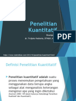 Kuliah 1-2 Penelitian Kuantitatif