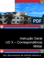 UD X Correspondência Militar