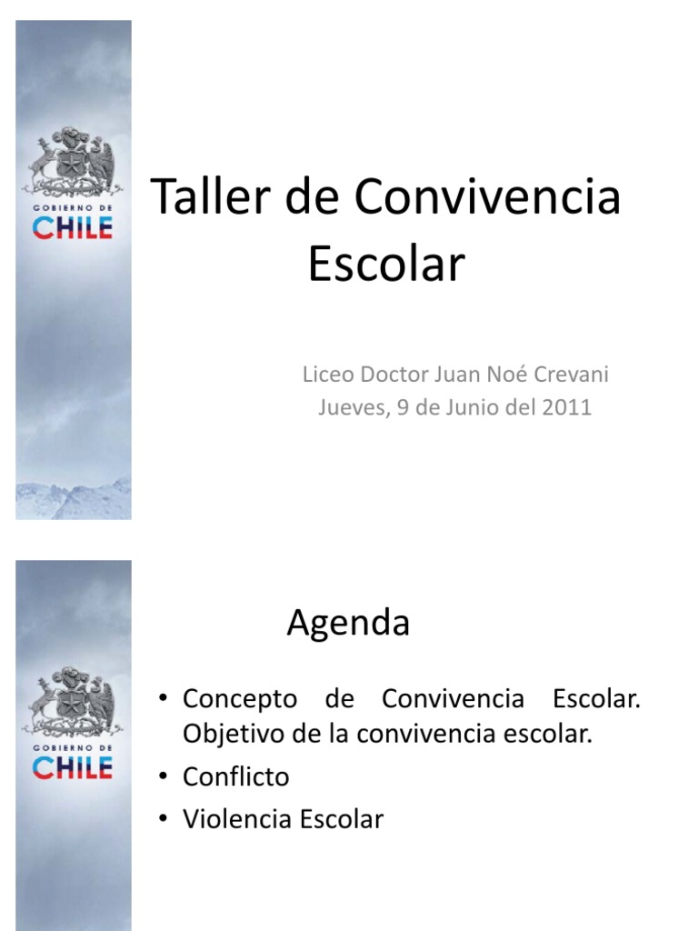 Convivencia escolar y paz en el aula | PDF | Conflicto (proceso) | Las ...