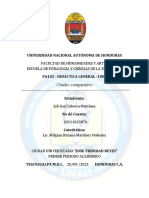 Cuadro Comparativo - Job Cabrera