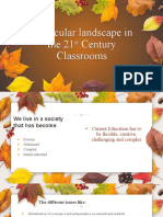 EDUC 504 Curricula Landscape in The 21st Century Classroom