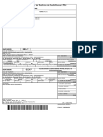 Boleto bancário de mensalidade acadêmica