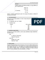 Joint and by Product Costing