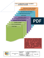 Parts of A Competency-Based Learning Material Package: Module Content Module Content