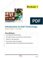 Introduction To Nail Technology: You Will Learn