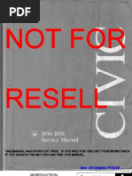 Download Honda Civic Service Manual 96-98 by mosesass SN58433008 doc pdf