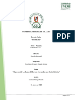 Las Ramas Del Derecho Mercantil y Su Evolución Histórica