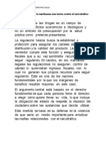 Legalización de La Marihuana Una Lucha Contra El Narcotráfico