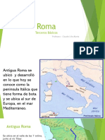 Terceros Basicos Historia PPT Roma 2o Parte. Profe. Claudia Lillo A