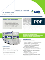 Csafe RKN Active Temperature-Controlled Air Cargo Container: Technical Specifications