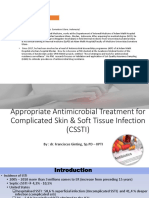 Appropriate Antimicrobial Treatment For Complicated Skin & Soft Tissue Infection (CSSTI) - PIN PABDI