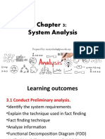 Analyze Chapter 3 System Analysis