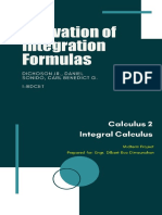 Derivation of Integration Formulas (Dichoson-Sonido)