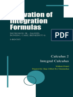 Derivation of Integration Formulas (Dichoson-Sonido)