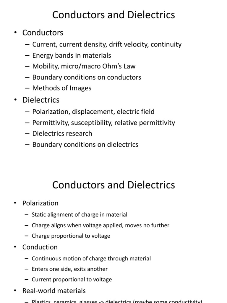 Understanding the Fundamental Differences between Conductors and ...