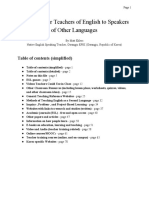 Resources For Teachers of English To Speakers of Other Languages (May 29, 2016)