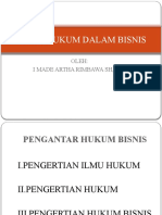 Aspek Hukum Dalam Bisnis (Artha R) Materi 1