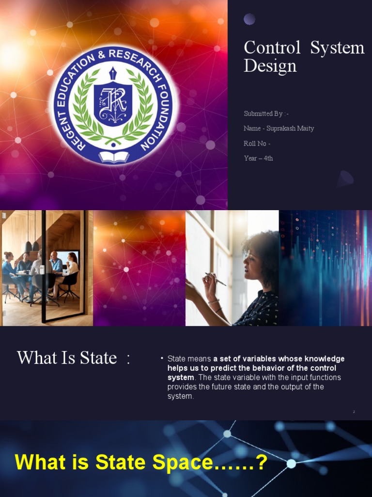 Control System Design Submitted By Name Suprakash Maity Roll No