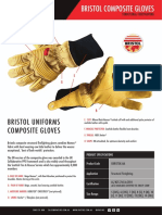 Bristol Uniforms Composite Gloves: Structural Firefighting