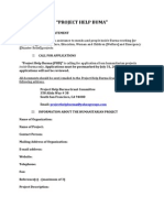 PHB Application Form in English